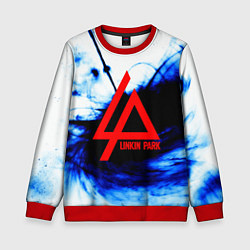 Детский свитшот Linkin Park blue smoke