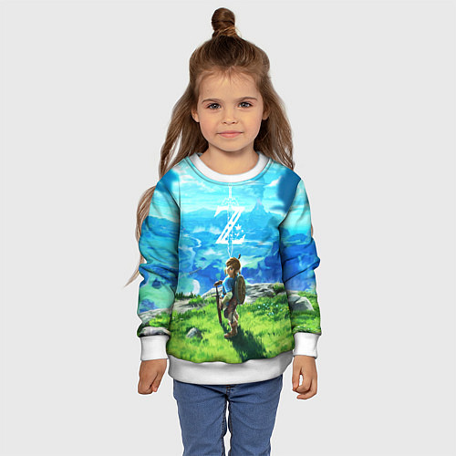 Детский свитшот Z-Link / 3D-Белый – фото 4