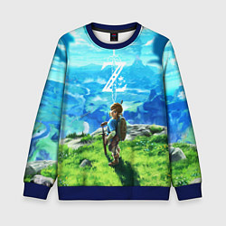 Свитшот детский Z-Link, цвет: 3D-синий