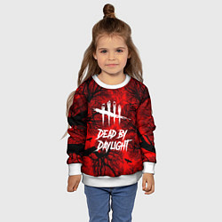 Свитшот детский Dead by Daylight, цвет: 3D-белый — фото 2
