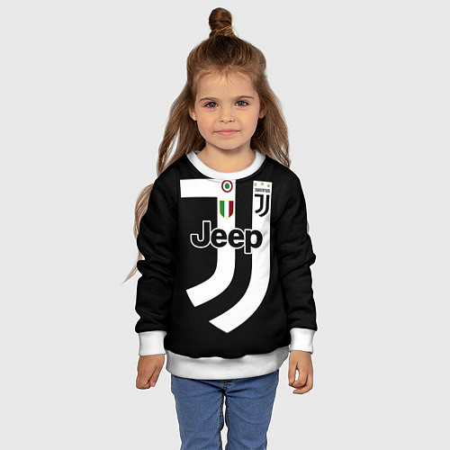 Детский свитшот FC Juventus: FIFA 2018 / 3D-Белый – фото 4