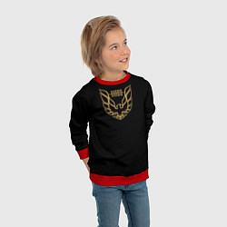 Свитшот детский Khabib: Gold Eagle, цвет: 3D-красный — фото 2