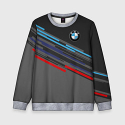 Свитшот детский BMW BRAND COLOR, цвет: 3D-меланж