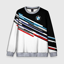 Свитшот детский BMW BRAND COLOR БМВ, цвет: 3D-меланж