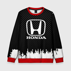 Свитшот детский Honda: Black Side, цвет: 3D-красный