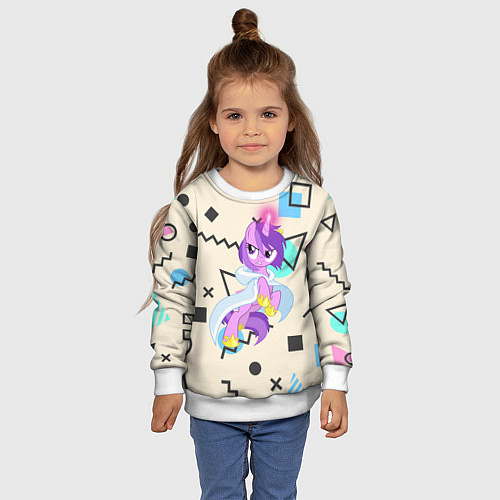Детский свитшот My Little Pony / 3D-Белый – фото 4