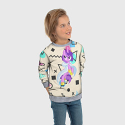 Свитшот детский My Little Pony, цвет: 3D-меланж — фото 2