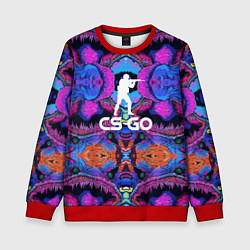 Детский свитшот CS:GO Violet Hyper Beast