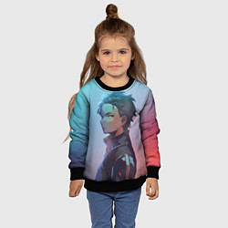 Свитшот детский Zero, цвет: 3D-черный — фото 2