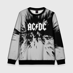 Свитшот детский AC/DC: Grey & Black, цвет: 3D-черный