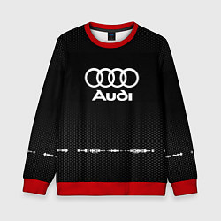 Свитшот детский Audi: Black Abstract, цвет: 3D-красный