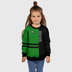 Свитшот детский Range Rover, цвет: 3D-черный — фото 2