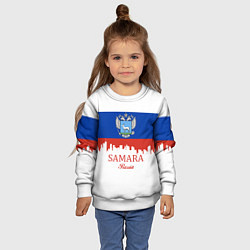 Свитшот детский Samara: Russia, цвет: 3D-белый — фото 2
