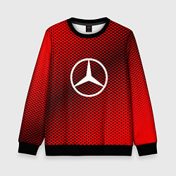 Свитшот детский Mercedes: Red Carbon, цвет: 3D-черный