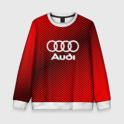 Детский свитшот Audi: Red Carbon