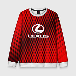Детский свитшот Lexus: Red Carbon