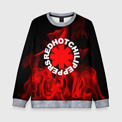 Свитшот детский RHCP: Red Flame, цвет: 3D-меланж