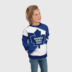 Свитшот детский Toronto Maple Leafs, цвет: 3D-синий — фото 2