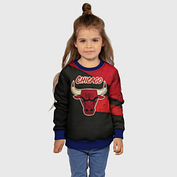 Свитшот детский Chicago Bulls: Old Style, цвет: 3D-синий — фото 2