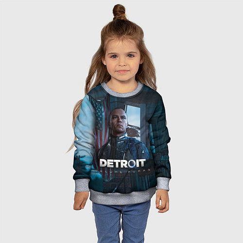 Детский свитшот Detroit: Markus / 3D-Меланж – фото 4