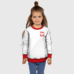 Свитшот детский Poland Team: Home WC-2018, цвет: 3D-красный — фото 2