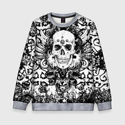 Детский свитшот Grunge Skull