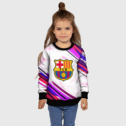 Свитшот детский Barcelona, цвет: 3D-черный — фото 2