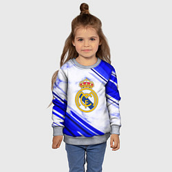 Свитшот детский Real Madrid, цвет: 3D-меланж — фото 2