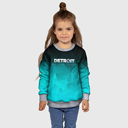 Свитшот детский Detroit: Become Human, цвет: 3D-меланж — фото 2