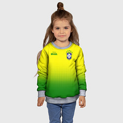 Свитшот детский CBF Brasil, цвет: 3D-меланж — фото 2