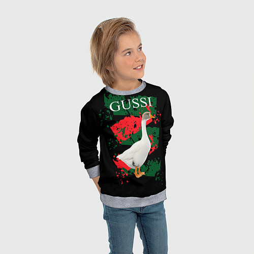 Детский свитшот GUSSI Hype / 3D-Меланж – фото 3