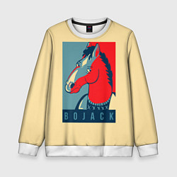 Свитшот детский BoJack Obey, цвет: 3D-белый