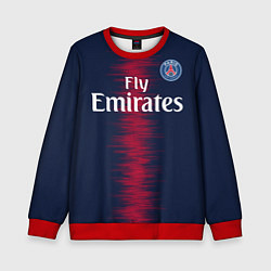 Свитшот детский FC PSG Mbappe 18-19, цвет: 3D-красный