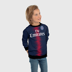 Свитшот детский FC PSG Cavani 18-19, цвет: 3D-черный — фото 2