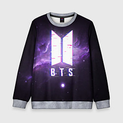 Свитшот детский BTS: Violet Space, цвет: 3D-меланж