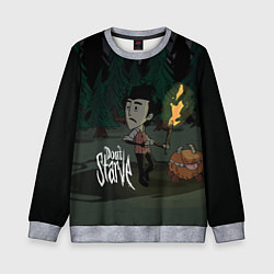 Детский свитшот Don't Starve: Night Forrest
