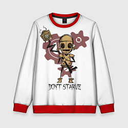Свитшот детский Don't Starve: WX-78, цвет: 3D-красный