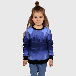 Свитшот детский Firewatch Mountains, цвет: 3D-черный — фото 2