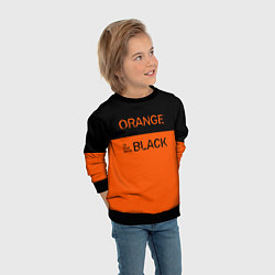 Свитшот детский Orange Is the New Black, цвет: 3D-черный — фото 2