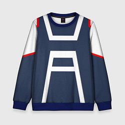 Свитшот детский MHA U A SCHOOL, цвет: 3D-синий