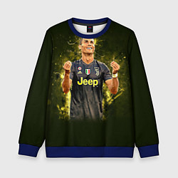 Свитшот детский Ronaldo: Juve Sport, цвет: 3D-синий