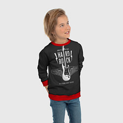 Свитшот детский Hard Rock: Born to be wild, цвет: 3D-красный — фото 2