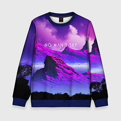 Детский свитшот No Man's Sky: Neon Mountains