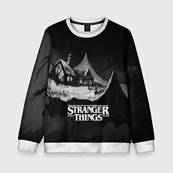 Детский свитшот Stranger Things: Black Hut