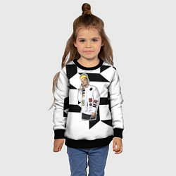Свитшот детский Элджей стайл, цвет: 3D-черный — фото 2