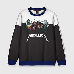 Свитшот детский Metallica, цвет: 3D-синий