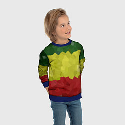 Свитшот детский Эфиопия, цвет: 3D-синий — фото 2