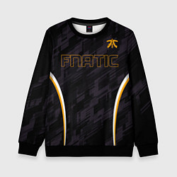 Свитшот детский Cs:go - Fnatic The Form 2022, цвет: 3D-черный