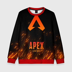 Детский свитшот Apex Legends: Orange Flame