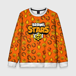 Детский свитшот Brawl Stars: Orange Team